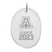 Arizona Wildcats Class of 2023 2.75'' x 3.75'' Glass Oval Ornament