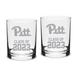 Pitt Panthers Class of 2023 14oz. 2-Piece Classic Double Old-Fashioned Glass Set