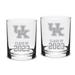 Kentucky Wildcats Class of 2023 14oz. 2-Piece Classic Double Old-Fashioned Glass Set