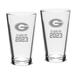 Georgia Bulldogs Class of 2023 16oz. 2-Piece Classic Pint Glass Set