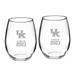 Kentucky Wildcats Class of 2023 21oz. 2-Piece Stemless Wine Glass Set