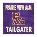 Prairie View A&M Panthers 10" x Team Color Tailgater Sign