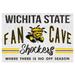 Wichita State Shockers 24'' x 34'' Fan Cave Wood Sign