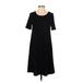 Gap Casual Dress - A-Line: Black Solid Dresses - Women's Size X-Small