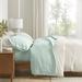 Clean Spaces 300TC BCI Cotton 300TC BCI Cotton Sheet Set in Seafoam (Full) - Olliix CSP20-1521