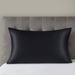 Madison Park 25MM 100% Mulberry Single Pillowcase in Black (King) - Olliix MPT21-0128