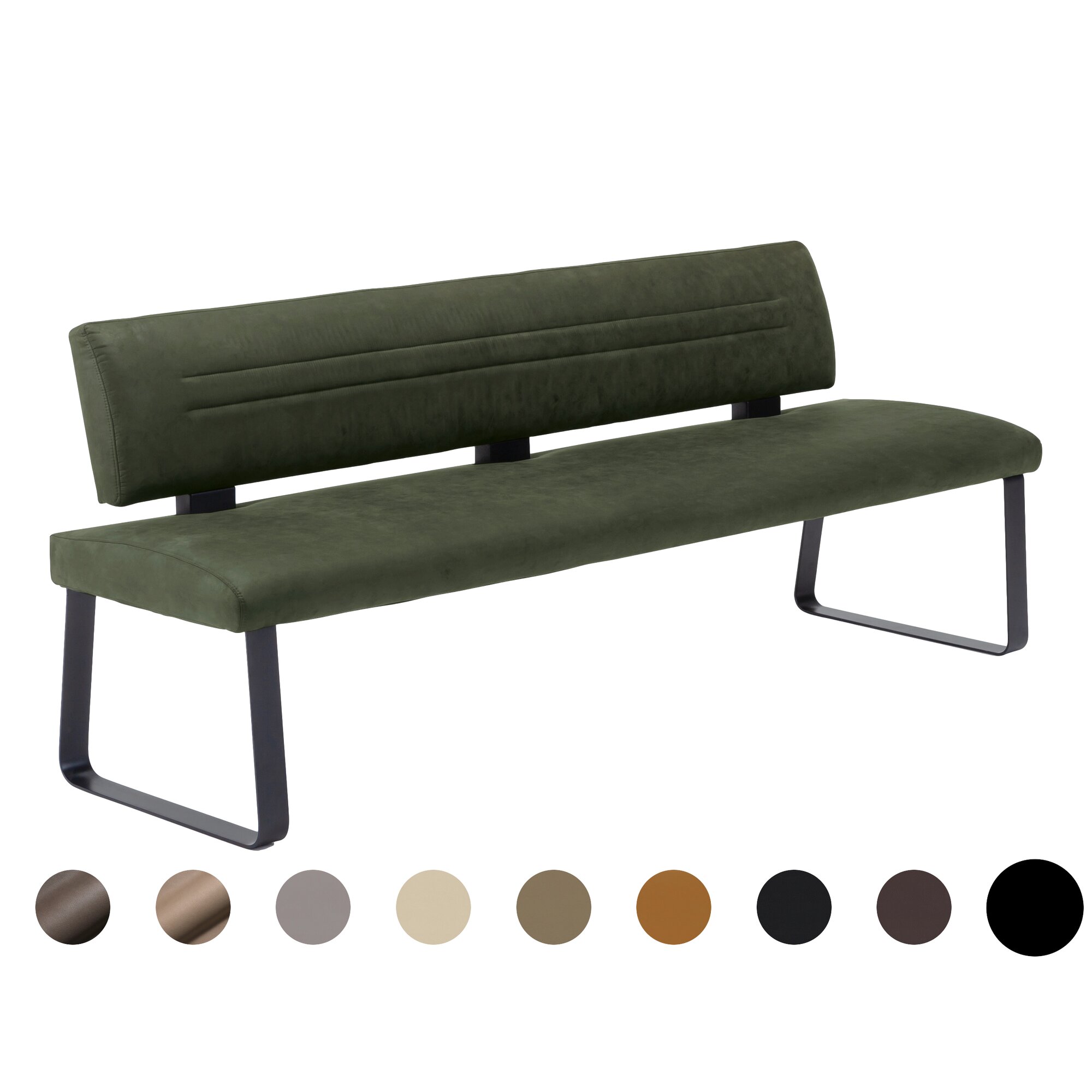 Schösswender »Diana 300« Polsterbank Variante A 170 cm / Gavin 04 hellbraun Image