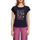 ESPRIT Damen 053EE1K336 T-Shirt, 400/NAVY, XS