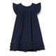 s.Oliver Junior Girl's 2130555 Kleid mit Rüschen, blau 5952, 134