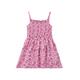 s.Oliver Junior Girl's Kleid mit Allover Print, PINK, 110