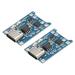 TP4056 Type-c USB 4.5-5.5V 1A 18650 Battery Charger Module Pack of 2 - Blue