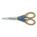 1Pc Westcott Non-Stick Titanium Bonded Scissors 7 Long 3 Cut Length Gray/Yellow Straight Handle (14851)D6