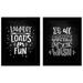 Inkdotpot 2 PieceLaundry Signs for Laundry Room DecorClean Single Looking For A MatePoster With Frame Laundry Room Wall Art Signs Framed Wall Decor for Home Laundry 14x20 Inches (Black)