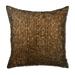 Throw Pillow Case Euro Sham Cover Decorative Pillow Covers 24x24 inch (60x60 cm) Brown Silk Throw Pillow Covers Handmade Pillow Covers Modern Circles & Dots - Story Of Gold