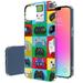 VIBECover Slim Case compatible for Apple iPhone 13 TOTAL Guard FLEX Tpu Cover Retro Gaming