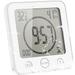 Bathroom Clock Lcd Digital Alarm With Waterproof Touchï¼ˆ1pcsï¼Œwhiteï¼‰