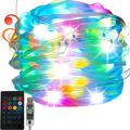 Viworld Fairy String Lights Bluetooth Color Changing Light with APP and Remote Control Music Sync LED String Light USB Powered Copper Wire Lights