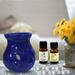 Arvedikas Aroma Diffuser Set with 2 Scented Fragrance Oil & 6 Tealight Candles (Vanilla | Jasmine)