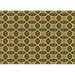 Ahgly Company Machine Washable Indoor Rectangle Transitional Golden Brown Yellow Area Rugs 2 x 4