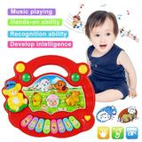 SAYLITA Baby Musical Toys Electronic Kids Musical Instruments Keyboard Piano Set Learning Light Up Toy Infant Early Educational Development Music Toys for Babies Birthday Christmas Gifts