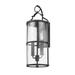 2 Light Medium Outdoor Wall Sconce 20 inches Tall and 8.25 inches Wide-Texture Black Finish Bailey Street Home 154-Bel-4623510
