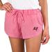 Women's Concepts Sport Red Tampa Bay Buccaneers Tradition Woven Shorts