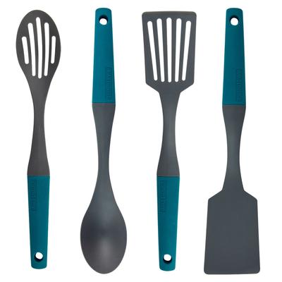 4 Piece Nylon Tools Set by Taste of Home in Green Grey