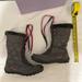 Columbia Shoes | Columbia Girls Omni Grip 200 Grams Gray Waterproof Faux Fur Snow Boot Size Us 4 | Color: Gray/Pink | Size: 2bb