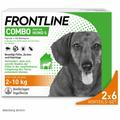 Frontline Combo Spot on gegen Flöhe und Zecken Hund S 2-10kg 2x6 St Lösung