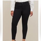 Torrid Jeans | **Like New** Skinny Studio Luxe Ponte Mid-Rise Pant Size Tall | Color: Black | Size: 16
