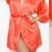 Victoria's Secret Intimates & Sleepwear | Kimono Robe Satin Coral Xs/S | Color: Pink/Red | Size: S