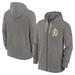 Men's Nike Heather Charcoal Green Bay Packers Historic Lifestyle Full-Zip Hoodie