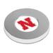 Silver Nebraska Huskers Team Office Paperweight