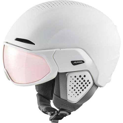 ALPINA Herren Helm ORO QV MIPS, Größe 51 in Silber