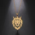 Cazador-Collier pendentif animal en acier inoxydable pour hommes et femmes collier de discussion