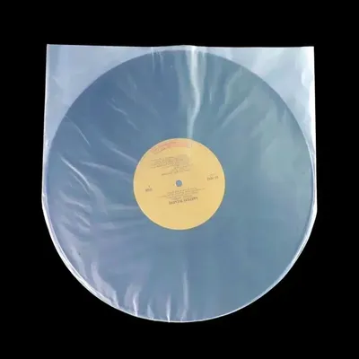 Sacs de protection pour disques en vinyle transparent pocommuniste antistatiques LP 12 po 50