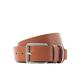 JACK&JONES Men's JACESPO Belt Ledergürtel, Cognac, 80