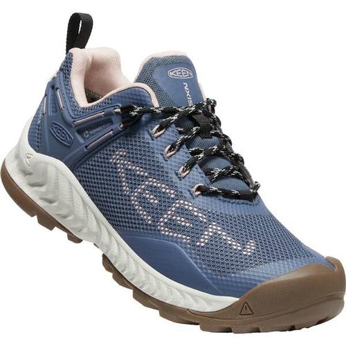 KEEN Damen Multifunktionsschuhe NXIS EVO WP W-VINTAGE INDIGO/PEACHY KEEN, Größe 38 ½ in Blau