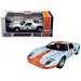 PACK OF 2 - Ford GT Concept #6 with Gulf Livery Light Blue with Orange Stripe 1/24 Diecast Model Car by Motormax