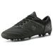 DREAM PAIRS Men Sports Athletic Light Outdoor Football Soccer Cleats Shoes 160859-M BLACK/DARK/GREY Size 12