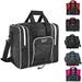 Wolt Single Bowling Ball Equipment Bag with Shoes up to Mens Size 14 and Accessories Oxford Cloth(Black)