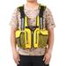 CenturyX Adult Rescue Jacket Adjustable Waterproof Life Vest for Sailing Fishing Boating Watersport Yellow Yellow 49cm*58cm