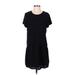 Dolan Casual Dress - DropWaist: Black Solid Dresses - Women's Size Small