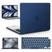 MacBook Pro 16 inch Case 2021 2022 Release A2485 M1 Pro/Max with Liquid Retina XDR Display Touch ID Plastic Hard Shell & Keyboard Skin Navy