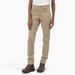 Dickies Women's High Rise Skinny Twill Pants - Rinsed Desert Sand Size 36 (FP516)