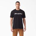 Dickies Men's Short Sleeve Wordmark Graphic T-Shirt - Black Size 2 (WS22B)