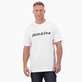 Dickies Men's Short Sleeve Wordmark Graphic T-Shirt - White Size (WS22B)