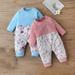 Newborn Baby Boy Girl Clothes Clearance Juebong Newborn Infant Baby Boy Girl Floral Print Assorted Color Clothes Romper Jumpsuit Light blue 80
