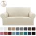 2-Piece Set Slipcover Sofa & Loveseat Cover Protector 4-Way Stretch Elastic - 96" x 74"