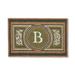 Wingate Monogrammed Door Mat - Olive, 36" x 72", M - Frontgate